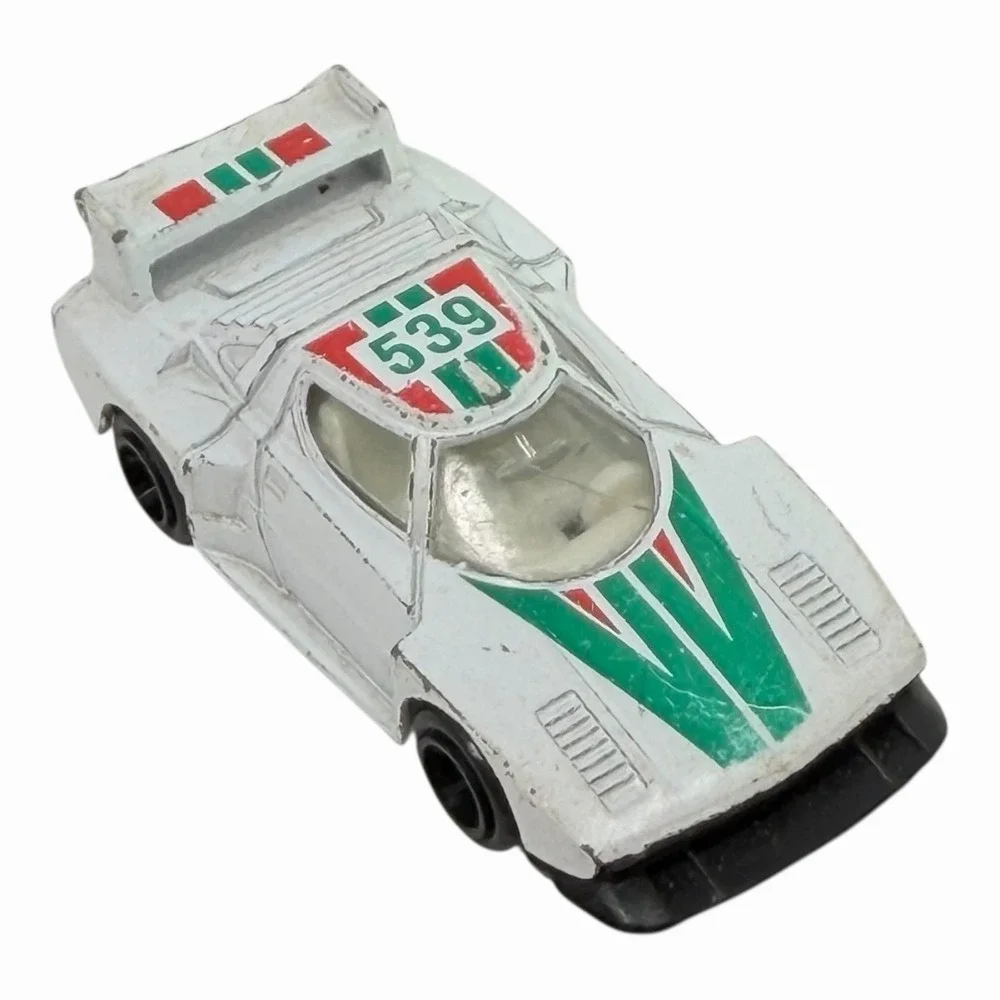 Vintage Diecast Lancia Alitalia Stratos #539‎ White Hong Kong